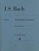 bokomslag Zweistimmige Inventionen für Klavier zu zwei Händen. Revidierte Ausgabe von HN 169