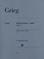 bokomslag Grieg, Edvard - Klaviersonate e-moll op. 7