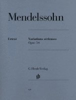 Mendelssohn Bartholdy, Felix - Variations sérieuses op. 54