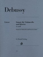 bokomslag Debussy, Claude - Violoncellosonate d-moll