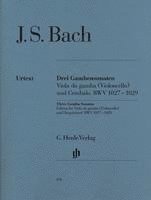 bokomslag Drei Gambensonaten. Viola da gamba (Violoncello) und Cembalo BWV 1027-1029