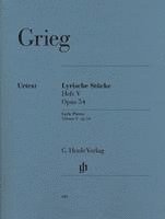 bokomslag Grieg, Edvard - Lyrische Stücke Heft V, op. 54