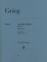 bokomslag Grieg, Edvard - Lyrische Stücke Heft V, op. 54