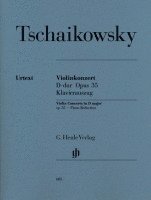 bokomslag Tschaikowsky, Peter Iljitsch - Violinkonzert D-dur op. 35 (Klavierauszug)