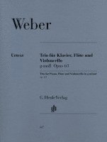 bokomslag Weber, Carl Maria von - Trio g-moll op. 63 für Klavier, Flöte und Violoncello