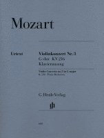 bokomslag Mozart, Wolfgang Amadeus - Violinkonzert Nr. 3 G-dur KV 216 (Klavierauszug)