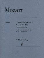 bokomslag Mozart, Wolfgang Amadeus - Violinkonzert Nr. 3 G-dur KV 216 (Klavierauszug)