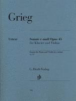 bokomslag Grieg, Edvard - Violinsonate c-moll op. 45