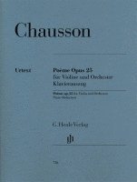 bokomslag Chausson, Ernest - Poème op. 25 für Violine und Orchester