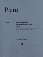 bokomslag Piatti, Alfredo - 12 Capricci op. 25 für Violoncello solo