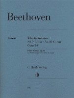 bokomslag Beethoven, Ludwig van - Klaviersonaten Nr. 9 und Nr. 10 E-dur und G-dur op. 14 Nr. 1 und Nr. 2