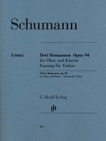 bokomslag Schumann, Robert - Drei Romanzen op. 94 für Oboe und Klavier