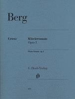 bokomslag Berg, Alban - Klaviersonate op. 1