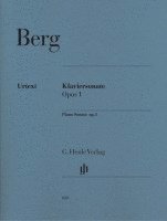 bokomslag Berg, Alban - Klaviersonate op. 1