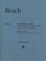 bokomslag Bruch, Max - Acht Stücke op. 83 für Klarinette (Violine), Viola (Violoncello) und Klavier