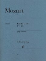 bokomslag Mozart, Wolfgang Amadeus - Rondo D-dur KV 485
