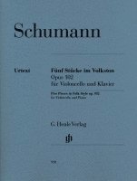 bokomslag Schumann, Robert - Fünf Stücke im Volkston op. 102 für Violoncello und Klavier