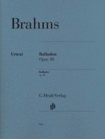 bokomslag Brahms, Johannes - Balladen op. 10