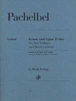bokomslag Pachelbel, Johann - Kanon und Gigue D-dur für drei Violinen und Basso continuo
