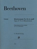 bokomslag Klaviersonate Nr. 14 cis-moll Opus 27 Nr.2 (Mondschein)