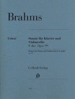 bokomslag Sonate für Klavier und Violoncello F-dur Opus 99