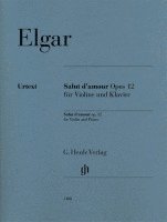 bokomslag Salut d'amour op. 12 für Violine und Klavier