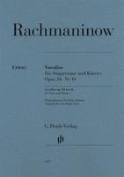 bokomslag Vocalise op. 34 no. 14 for Voice and Piano