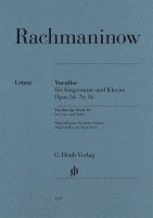 bokomslag Vocalise op. 34 no. 14 for Voice and Piano