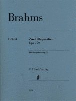 bokomslag Zwei Rhapsodien op. 79 für Klavier zu zwei Händen