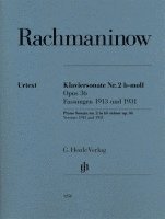 bokomslag Klaviersonate Nr. 2 b-moll Opus 36