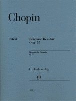 bokomslag Berceuse Des-dur op. 57 für Klavier zu zwei Händen. Revidierte Ausgabe von HN 320