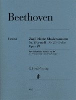 bokomslag Two Easy Piano Sonatas no. 19 and no. 20 g minor and G major op. 49 no. 1 and no. 2