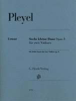 bokomslag Sechs kleine Duos op. 8 für zwei Violinen