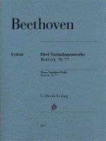 bokomslag Drei Variationenwerke WoO 64, 70, 77
