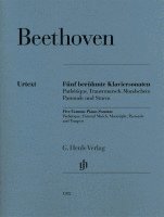 Fünf berühmte Klaviersonaten op. 13, op. 26, op. 27 Nr. 2, op. 28 und op. 31 Nr. 2 1