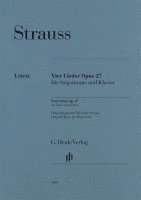 Annette Oppermann - Richard Strauss - Vier Lieder op. 27, Häftad
