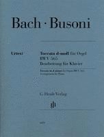 bokomslag Busoni, Ferruccio - Toccata d-moll für Orgel BWV 565 (Johann Sebastian Bach)