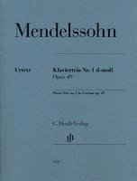 bokomslag Mendelssohn Bartholdy, Felix - Klaviertrio Nr. 1 d-moll op. 49