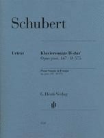 bokomslag Franz Schubert - Klaviersonate H-dur op. post. 147 D 575