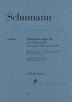 bokomslag Robert Schumann - Liederkreis op. 39, nach Eichendorff, Fassungen 1842 und 1850