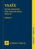 bokomslag Sechs Sonaten für Violine solo op. 27