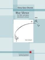 bokomslag Blue Silence Flöte und Klavier.