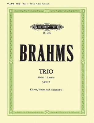 bokomslag Piano Trio No. 1 in B Op. 8 (Revised Version, 1891): Part(s)