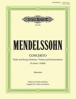 Violin Concerto in D Minor Mwv O3 (Edition for Violin and Piano) 1