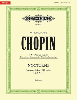 bokomslag Nocturne in E Flat Major, Op. 9 No. 2 (Comparative Edition): The Complete Chopin, Sheet
