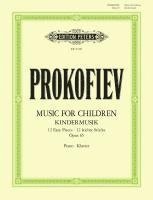 bokomslag Music for Children: 12 easy pieces for Piano (1935) für Klavier solo op. 65 -Kindermusik-