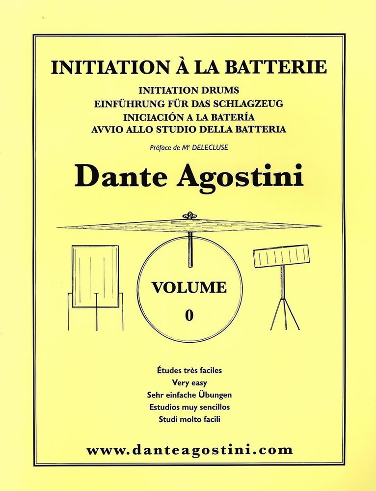 METHODE DE BATTERIE VOLUME 0 DRUMS