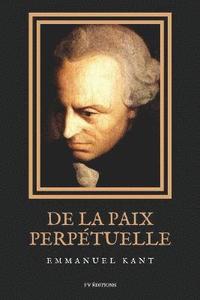 bokomslag De la Paix Perptuelle