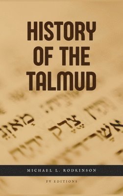 bokomslag History of the Talmud