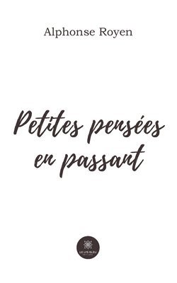 bokomslag Petites pensees en passant